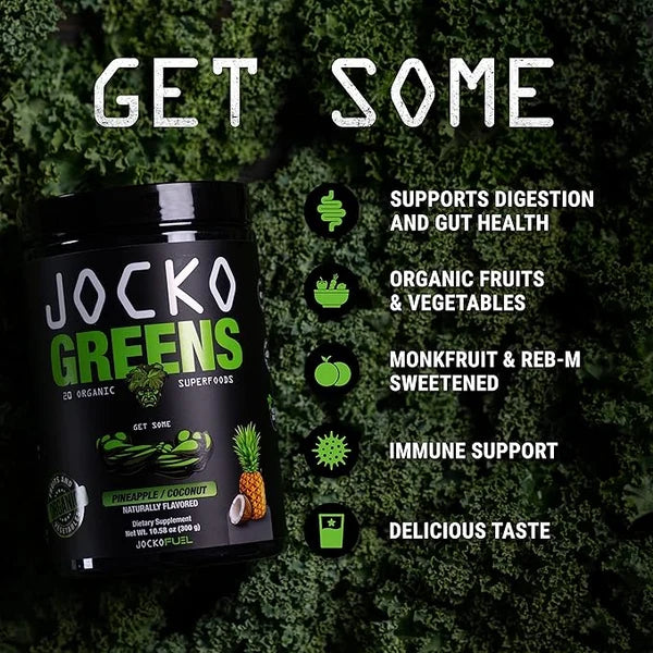 Jocko Fuel Daily Greens – Gut & Immune Support (30 Servings)