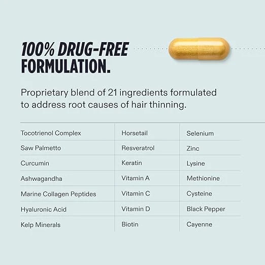 Nutrafol Men’s Hair Growth – Clinically Tested for Thicker, Fuller Hair & Scalp Coverage (1-Month Supply)