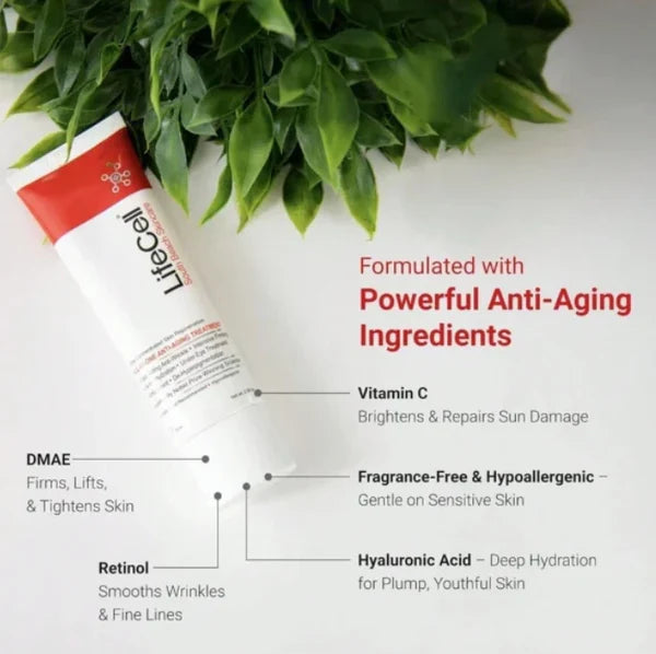 LifeCell South Beach Skincare All In One Anti-Aging Treatment - 2.54 oz