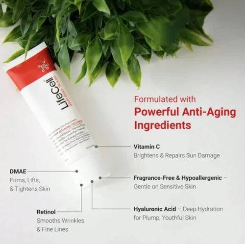 LifeCell South Beach Skincare All In One Anti-Aging Treatment - 2.54 oz